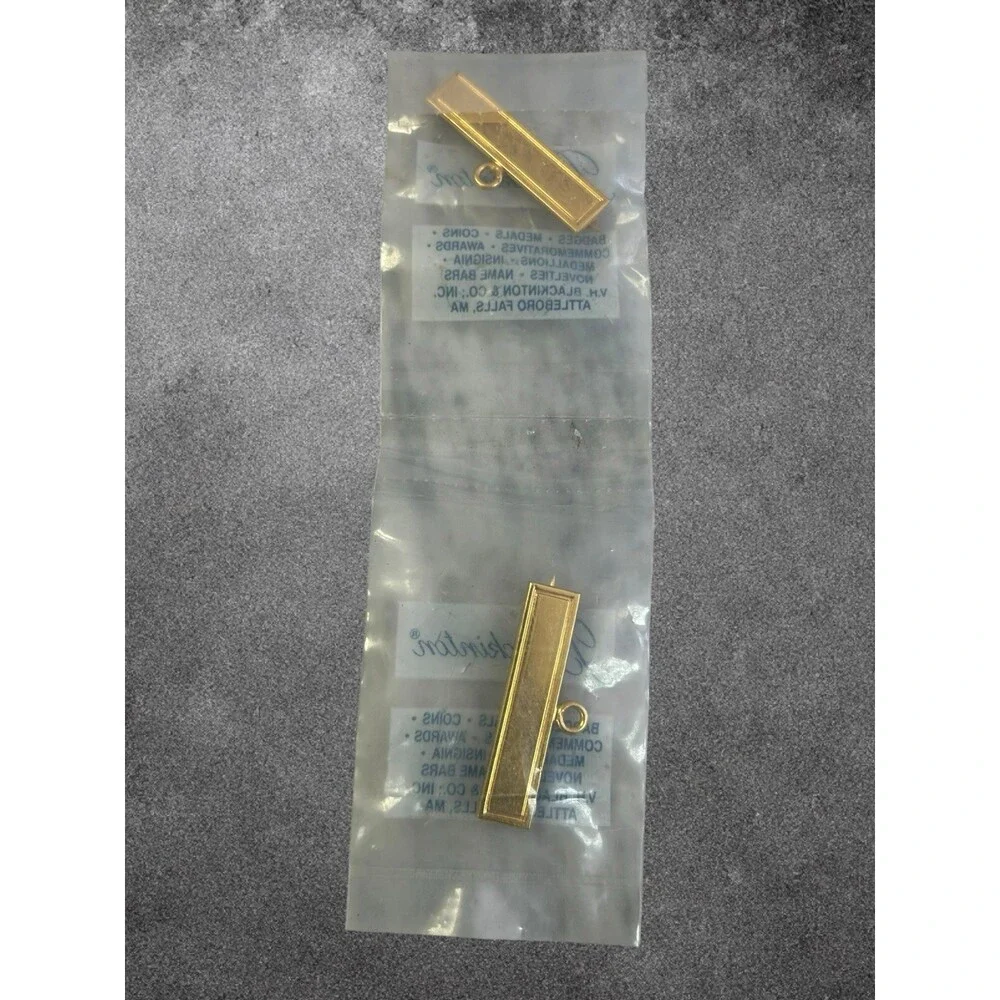 Blackinton gold-plated Jewel Bar Top or Name Bar